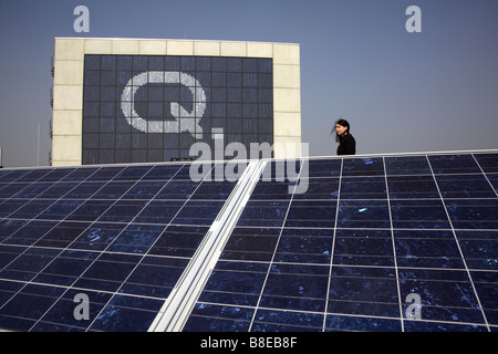 Q-Cells AG Hauptsitz in Thalheim, Deutschland Stockfoto