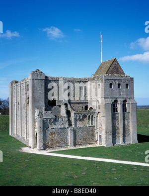 Castle Rising normannische Burg Norfolk Stockfoto