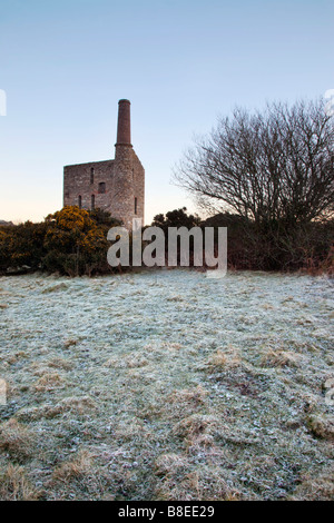 Wheal Francis Camborne Winter Stockfoto