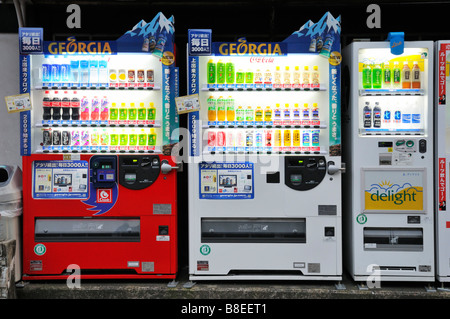 Automaten für Getränke und Softdrinks, Narita Chiba JP Stockfoto