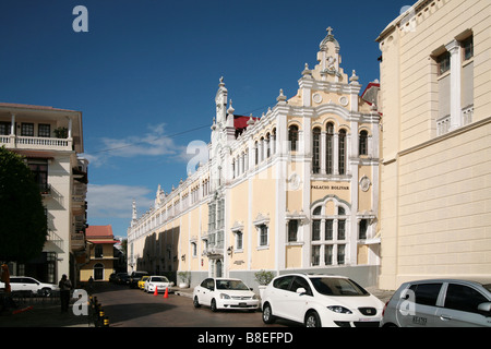 Auswärtige Angelegenheiten und Beziehungen Ministerium Gebäude in Panama-Stadt, am Plaza Bolivar, Casco Antiguo. Stockfoto