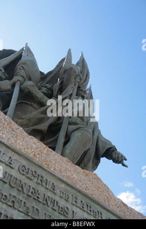 Simon Bolivar-Denkmal auf der Plaza Bolivar von Panama City. Stockfoto