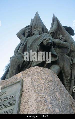 Simon Bolivar-Denkmal auf der Plaza Bolivar von Panama City. Stockfoto