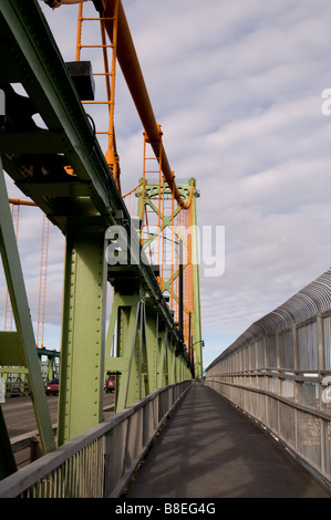 Seite gehen auf die MacDonald Bridge Halifax Nova Scotia North America Stockfoto