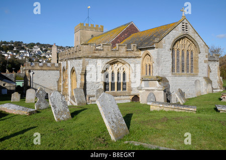 Pfarrkirche St. Michael der Erzengel bei Lyme Regis, Dorset Stockfoto