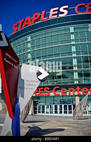 Multifunktions-Sport-Arena Staples Center Downtown Los Angeles, Kalifornien Stockfoto