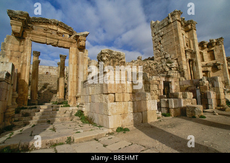 Römische Ruinen von Jerash, Jordanien Stockfoto
