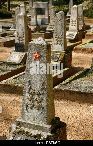 Sowjetischer Militärfriedhof in Jüterbog, Deutschland Stockfoto