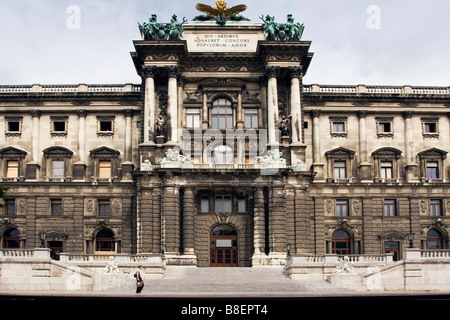 Neue Hofburg vom Burggarten, Vienna Stockfoto