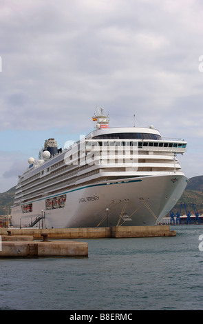 Crystal Serenity Cartagena Costa Calida Spanien Stockfoto