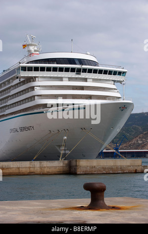 Crystal Serenity Cartagena Costa Calida Spanien Stockfoto