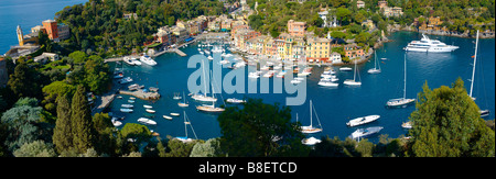 Portofino. modische Meer Fischerdorf für die reichen.  Ligurischen Küste. Italien Stockfoto