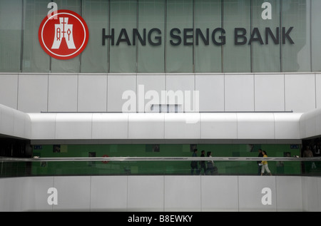 Der Hang Seng Bank, Hong Kong, China Stockfoto