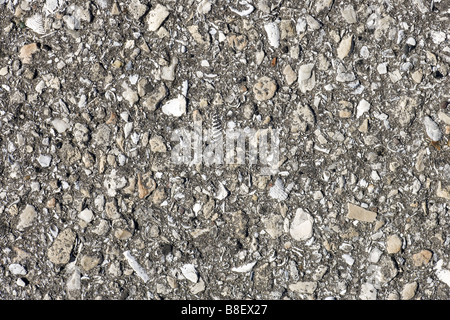Asphalt-Hintergrund hautnah mit Textur Stockfoto