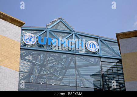 Sitz des UNHCR in Genf, Schweiz Stockfoto