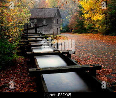 NORTH CAROLINA - Mingus Mill in Great Smoky Mountains Nationalpark Stockfoto