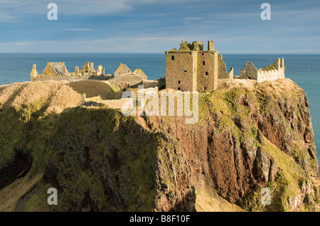 Dunnottar Castle Ruins in der Nähe von Stonehaven Aberdeenshire Grampian Region Highland Schottland UK SCO 2193 Stockfoto