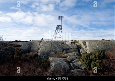 Leuchtfeuer (Seezeichen), Schweden Stockfoto