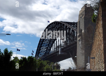 Sydney Harbour Bridge Kletterer Stockfoto