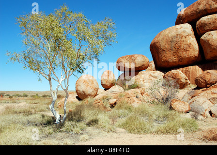 Devils Marbles, Nr Tennant Creek, Northern Territory, Australien Stockfoto