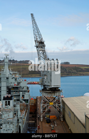 Pendennis Shipyard, Falmouth, Cornwall, uk Stockfoto