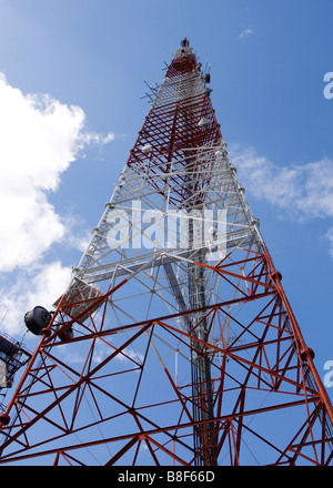 Radio Antenne Turm Stockfoto