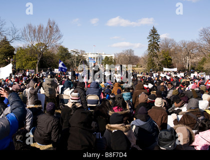 Protestkundgebung des tamilischen Volkes in Washington, D.C. Stockfoto