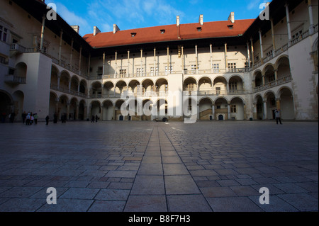 Königsschloss Wawel Krakau Polen Stockfoto