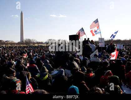 Protestkundgebung des tamilischen Volkes - Washington, DC USA Stockfoto