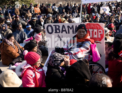 Protestkundgebung des tamilischen Volkes in Washington, D.C. Stockfoto