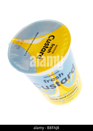 Frische Vanillesauce Stockfoto