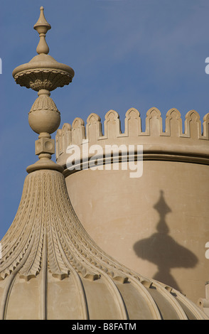 Architekturdetail des Royal Pavilion Dome, Brighton, England Stockfoto