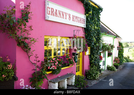 Traditionelle irische Cottage, Cashel County Limerick Irland Stockfoto