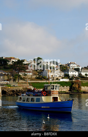 Herzogin von Cornwall Fähre am St Mawes, Cornwall, England Stockfoto