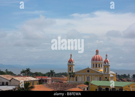 Blick vom Iglesia de Xalteva, Granada, Nicaragua Stockfoto