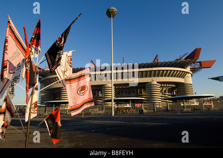 AC Mailand Inter Mailand Fußball Stadion San Siro Stockfoto