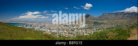 Ein Panorama Blick über Kapstadt Südafrika Stockfoto