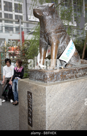 JAPAN TOKIO SHIBUYA HACHIKO HUND Stockfoto