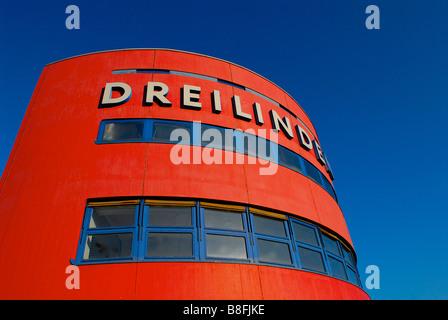 Dreilinden Check Point Alpha Berlin Stockfoto