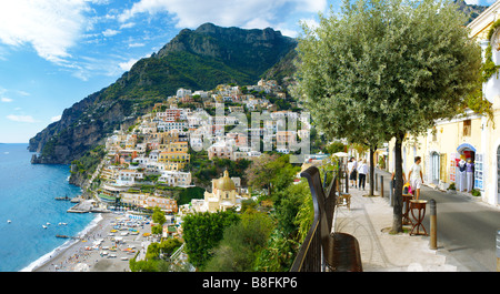 Positano-Amalfi-Küste Italien Stockfoto