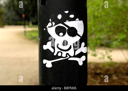 Totenkopf - Piraten-Flagge, Deutschland, Europa Stockfotografie - Alamy