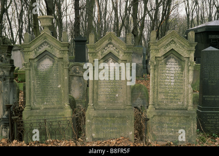 Jüdischer Friedhof in Warschau, Polen Stockfoto