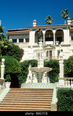 Das Gästehaus Casa del Sol an Hearst Castle, San Simeon, Kalifornien Stockfoto