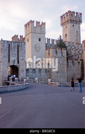 Castallo Sirmione Gardasee Italien Stockfoto