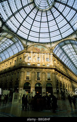 Italien, Mailand, Galleria Vittorio Emanuele II Arkade Stockfoto