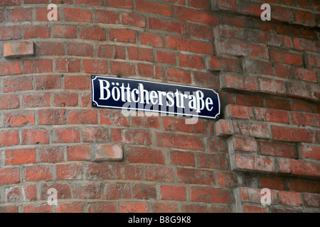 Paula Becker-Modersohn-Haus Boettcherstrasse in Bremen Stockfoto