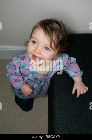 Ein lächelndes Mädchen Stockfoto