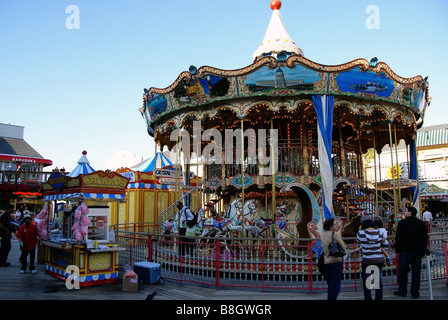 Karussell am Pier 39 in San Francisco, Kalifornien Stockfoto