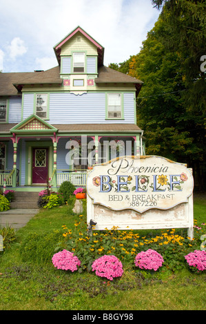 Die Phonecia Belle Bed and Breakfast Unterkünfte in Phonecia New York USA Stockfoto