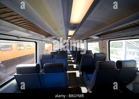 Leeren niederländische Zug. Den Niederlanden. Stockfoto